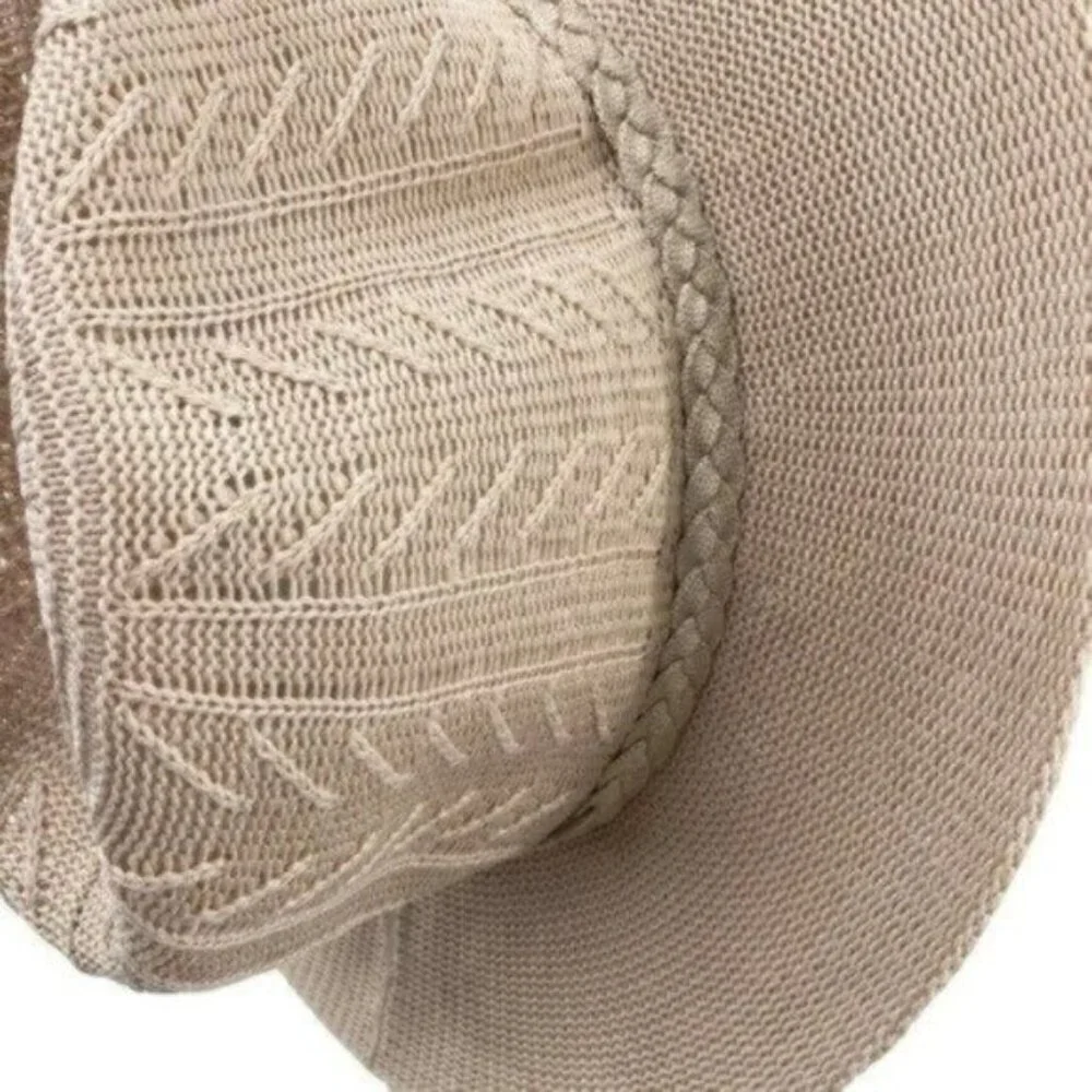 INC International Concepts Chevron Knit Panama Fedora Hat